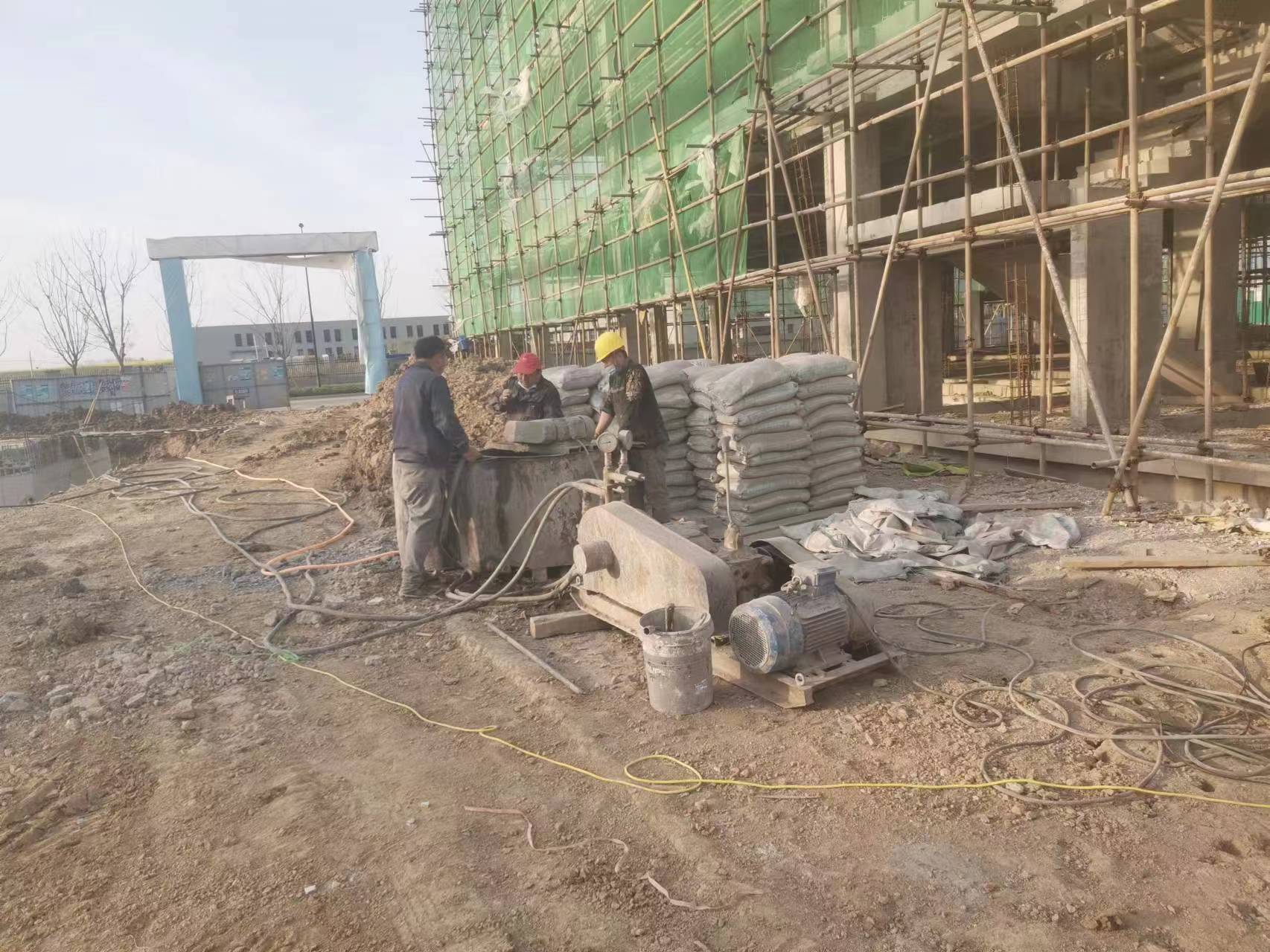 肇东别墅下沉注浆